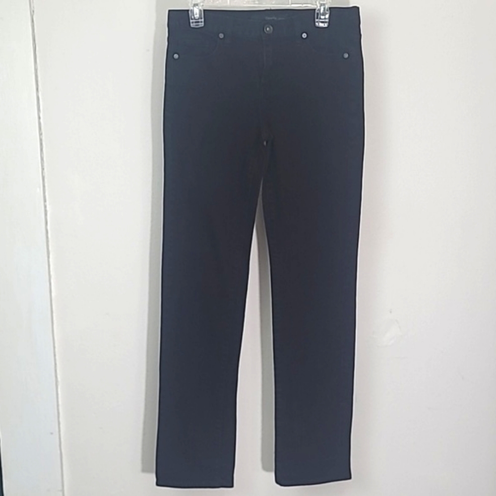 Calvin Klein jeans black stretchy 99% Cotton Denim skinny mid rise